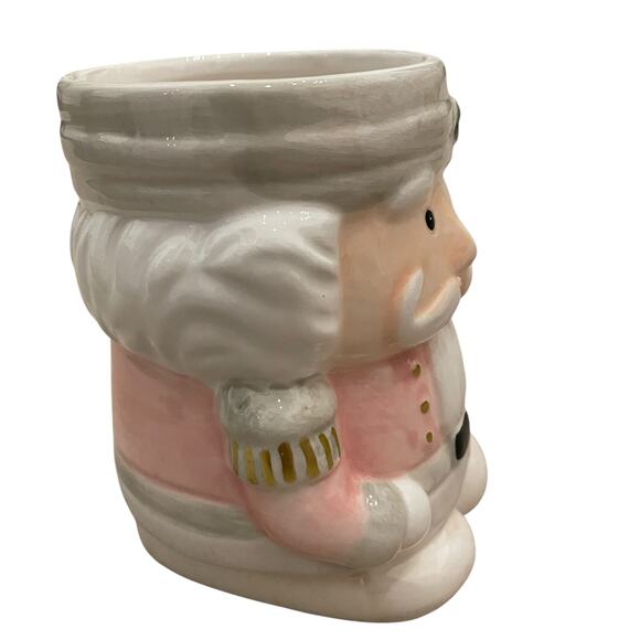 Pastel Pink Christmas Nutcracker Ceramic Mug, Adorable, 2023, NEW! - Picture 10 of 15